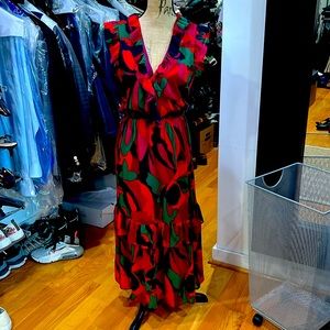 Banana Republic, beautiful red dress size large